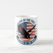 Land van de Free Eagle Graphic Koffiemok (Center)