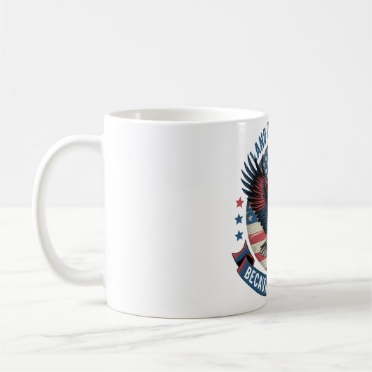 Land van de Free Eagle Graphic Koffiemok (Links)