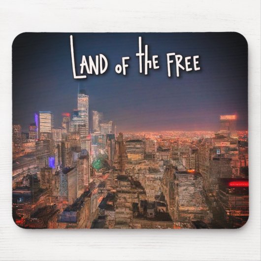 Land van de Free Mousepad Muismat (Voorkant)