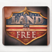 Land van de Free Mousepad Muismat (Voorkant)