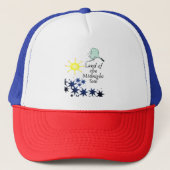 Land van de middernachtzon trucker pet (Voorkant)
