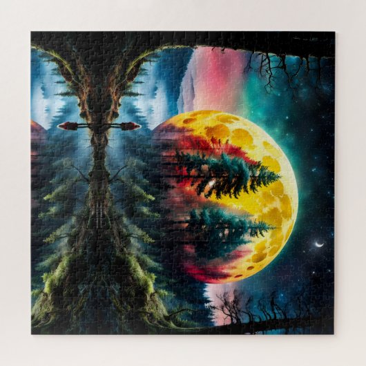 Land van de Ondergaande Maan Legpuzzel (Horizontaal)