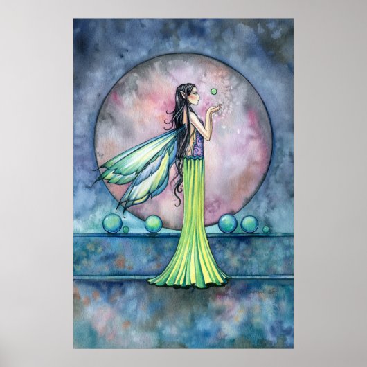 Land van de Orbs Fee Poster Print (Voorkant)
