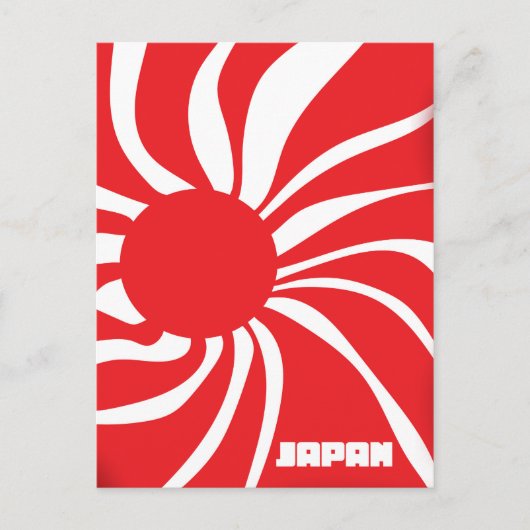 Land van de Rising Sun - Japan Briefkaart (Voorkant)