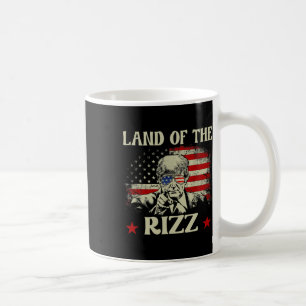 Land Van De Rizz Grappig Patriottisch Trump 4 Juli Koffiemok
