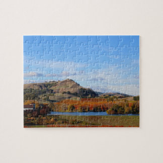 Land van de vallei van Napa in de Herfst Legpuzzel