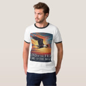 "Land van de Vrij, Huis van de Dappere" T-shirt (Voorkant volledig)