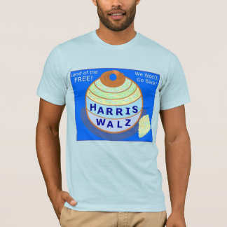 Land van de Vrije Harris-Walz T-shirt