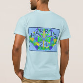 Land van de Vrije Harris-Walz T-shirt (Achterkant)