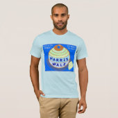 Land van de Vrije Harris-Walz T-shirt (Voorkant volledig)