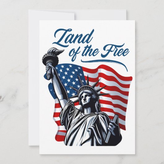 Land van de Vrije - Patriottisch Feestdagenkaart (Voorkant)