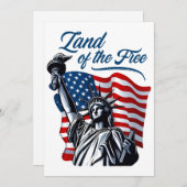 Land van de Vrije - Patriottisch Feestdagenkaart (Voorkant / Achterkant)