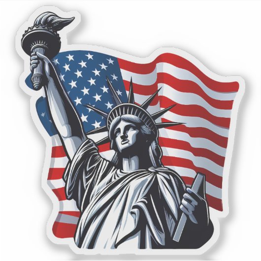 Land van de Vrije - Patriottisch Sticker (Voorkant)