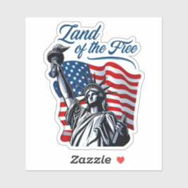 Land van de Vrije - Patriottisch Sticker