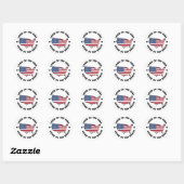 Land van de Vrije Patriottische stickers (Vel)