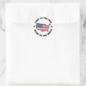 Land van de Vrije Patriottische stickers (Tas)