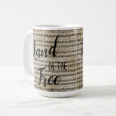 Land van de vrije, stervormige banenkast S Koffiemok (Voorkant links)