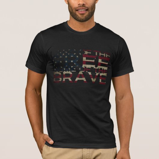 Land van de Vrije, Thuis van de Brave T-Shirt (Voorkant)
