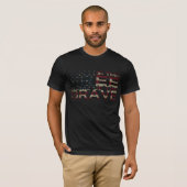 Land van de Vrije, Thuis van de Brave T-Shirt (Voorkant volledig)