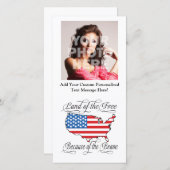 Land van de Vrije vanwege de Brave Patriotic US (Voorkant / Achterkant)