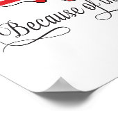 Land van de Vrije vanwege de Brave Patriotic US Poster (Hoek)