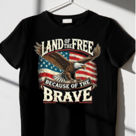 Land van de vrije, vanwege de dappere T-shirt