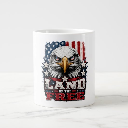 Land van de Vrijen - Adelaar Patriottische Mok (Voorkant)