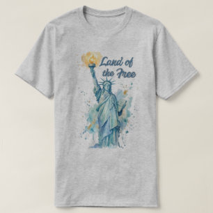 "Land van de Vrijen - Aquarel Beeld van de Vrijhei T-shirt