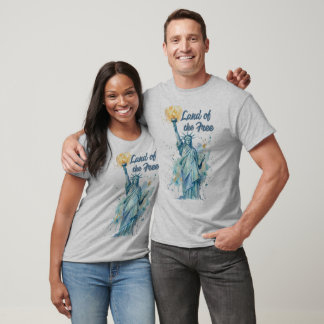"Land van de Vrijen - Aquarel Beeld van de Vrijhei T-shirt