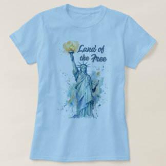 "Land van de Vrijen - Aquarel Beeld van de Vrijhei T-shirt