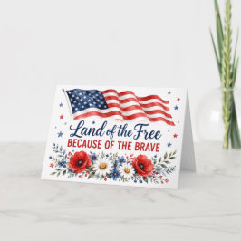 Land van de Vrijen door de Dapperen Patriotisch  Kaart