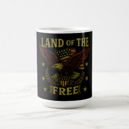 Land van de Vrijen - Klassieke Amerikaanse Vrijhei Koffiemok