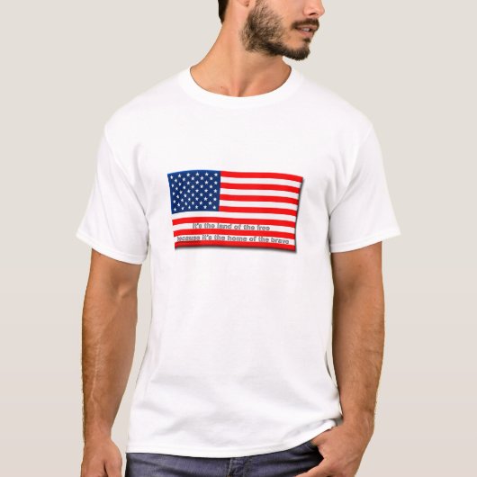 Land van de Vrijen, Thuis van de Dapperen T-shirt (Voorkant)