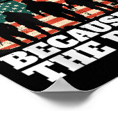 Land van de Vrijheid vanwege het dappere gedenktek Poster (Hoek)