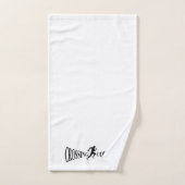 Land van grensoverschrijding bad handdoek (Handdoek)