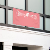 Land van grensoverschrijding spandoek (Buitenkant Gebouw)