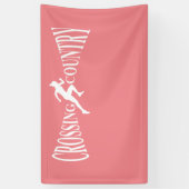 Land van grensoverschrijding spandoek (Verticaal)