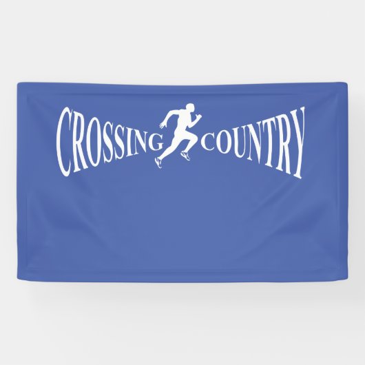 Land van grensoverschrijding spandoek (Horizontaal)