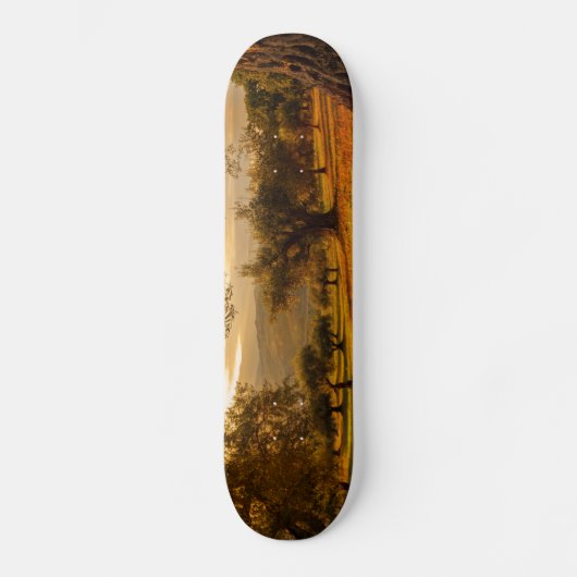 Land van herfst persoonlijk skateboard (Voorkant)
