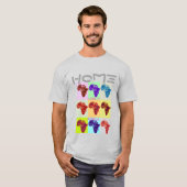 Land van herkomst LOVELY AFRIKA T-shirt (Voorkant volledig)