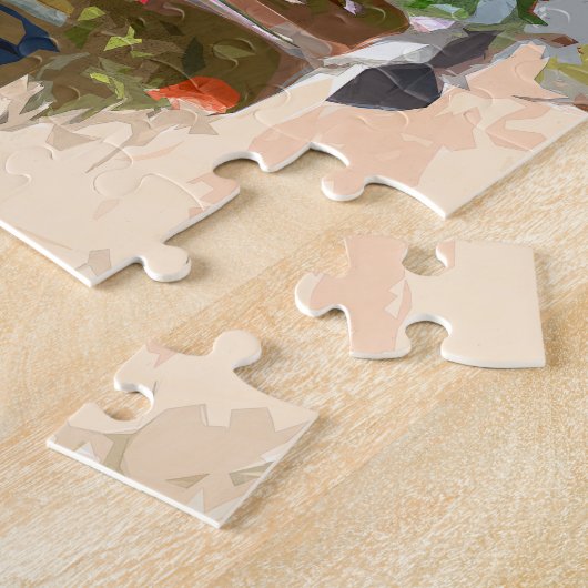 Land van herkomst Portugal Briefkaart Jigzaag Puzz Legpuzzel (Zijkant)