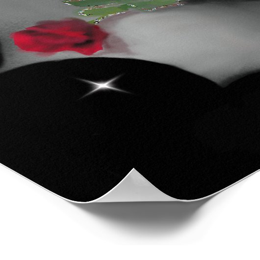 Land van het magische roos! poster (Hoek)