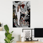 Land van het magische roos! poster (Thuiskantoor)