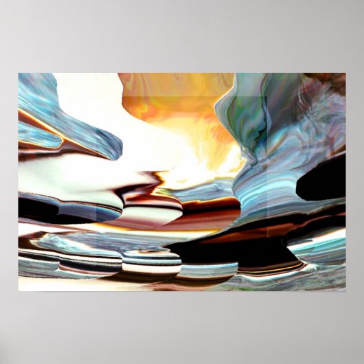 Land van het ondiepe luchtruim 2 poster (Voorkant)