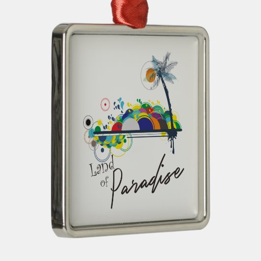 Land van het Paradijs Metalen Ornament (Rechts)