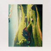 Land van het platteland, Rolling Hills, Boerderij Legpuzzel (Verticaal)