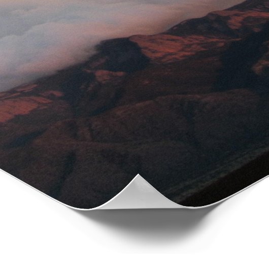 Land van het Poster Big Sky Santa Fe NM (Hoek)