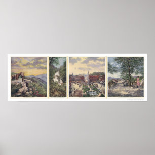 Land van het Poster Sky 1917