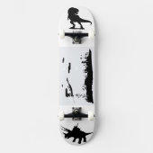 Land van het schaduwgrafisch afbeelding Dinosaurus Persoonlijk Skateboard (Voorkant)