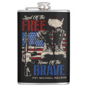 Land van het vrije huis van de Brave Heupfles (Voorkant)